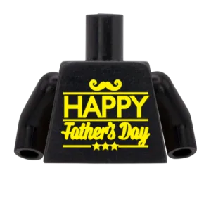 Happy Father's Day - Custom Design Minifigure Torso