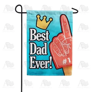 #1 Dad Double Sided Garden Flag