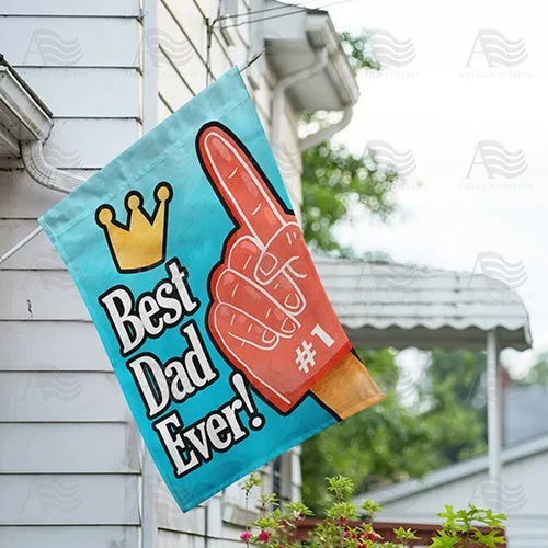 #1 Dad Double Sided House Flag