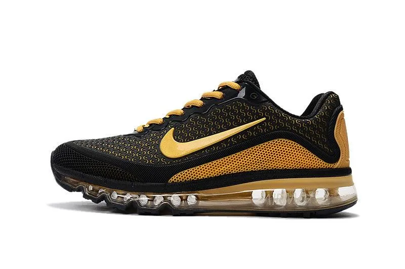 2017.5 KPU Black and Yellow Men's Running Shoes