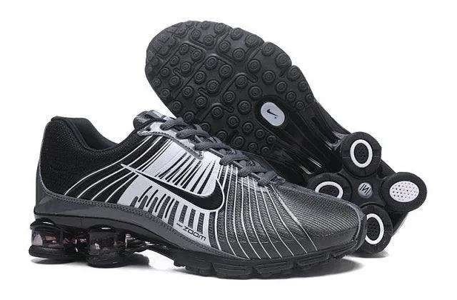 2018 Charcoal Gray Black  Shox Nz Mens Running Shoes