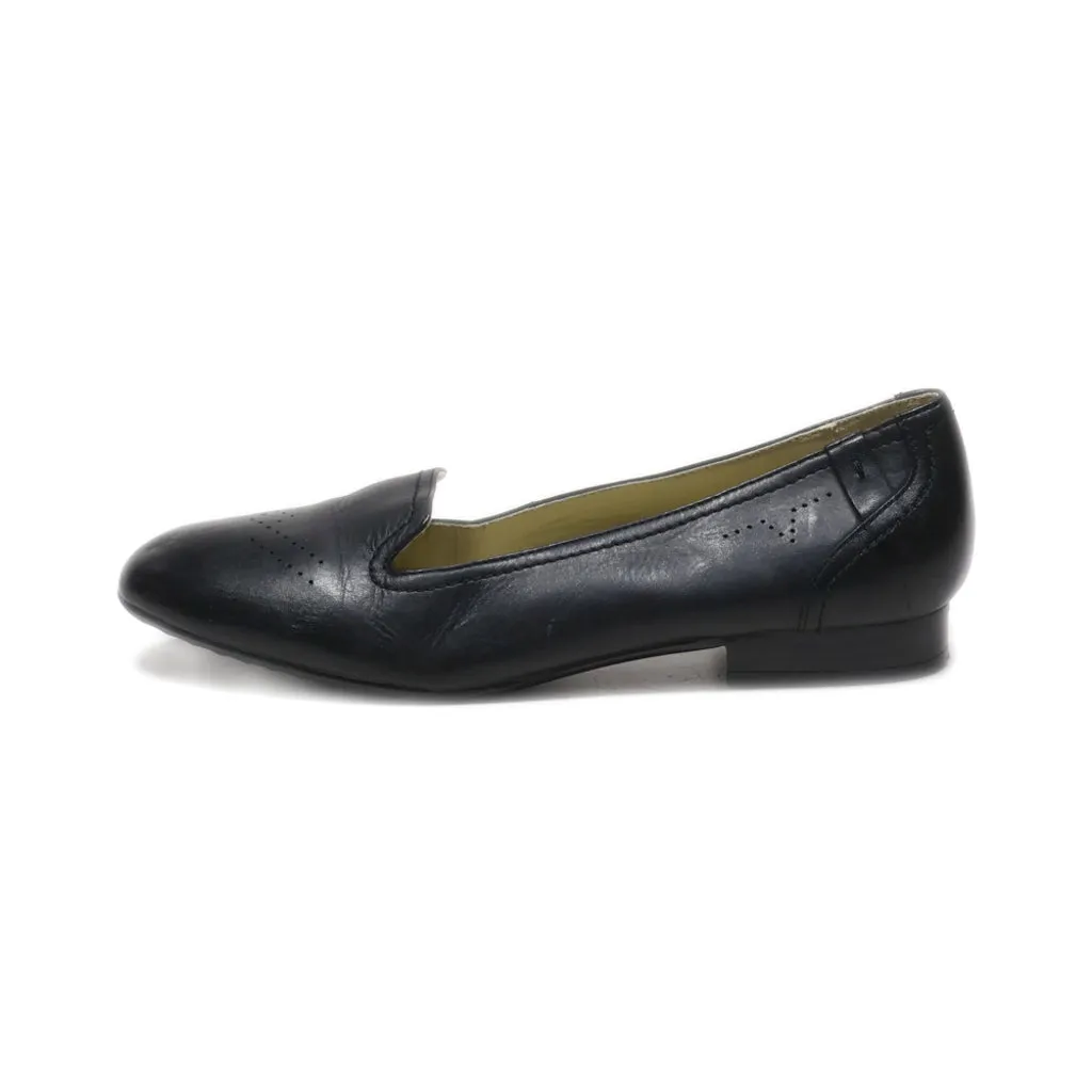 5Th Avenue Slip Ons Leather Black Colour For Women