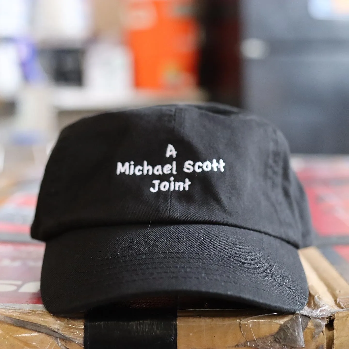 A Michael Scott Joint - Classic Dad Hat Black