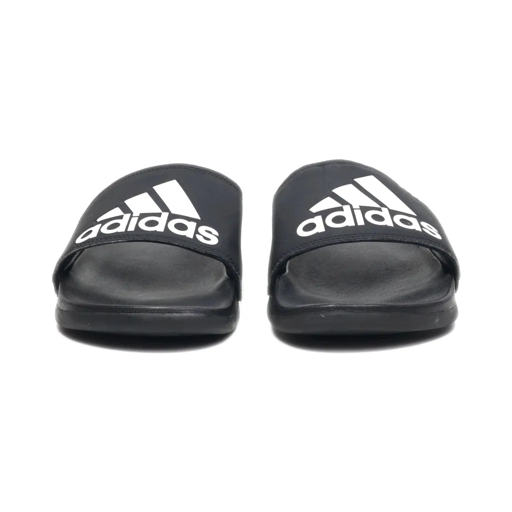 Adidas Adilette Sliders Leather Black Colour For Women