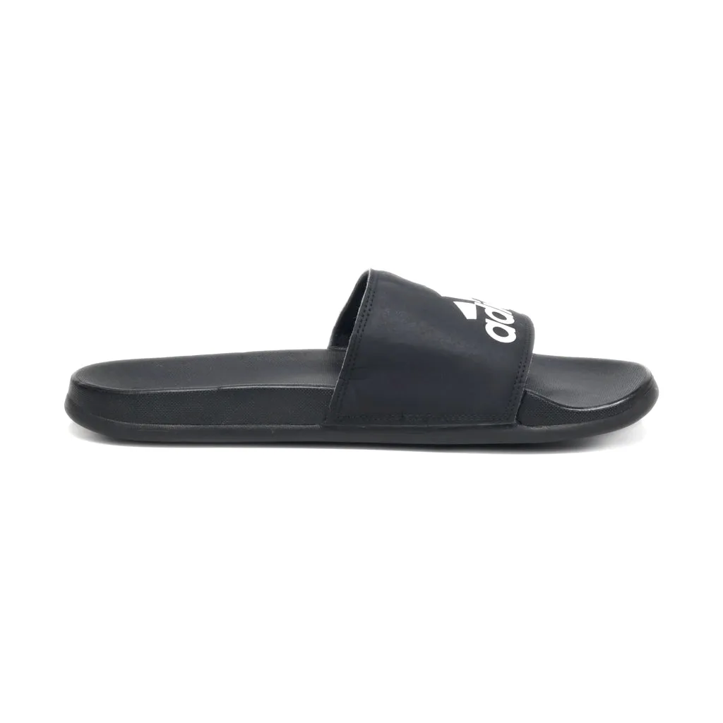 Adidas Adilette Sliders Leather Black Colour For Women