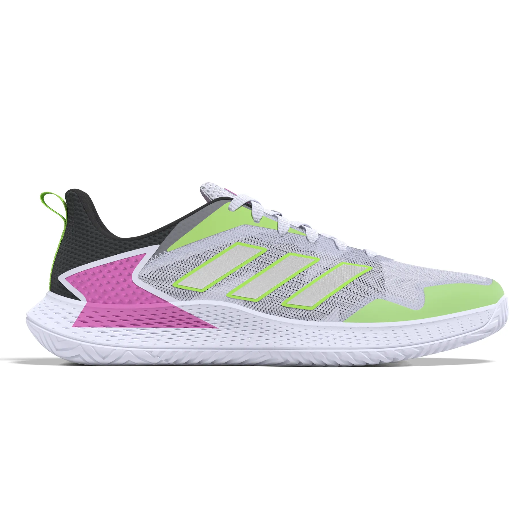 Adidas Performance Defiant Speed Men Tennis Shoes - Crystal White/Silver Metallic/Carbon