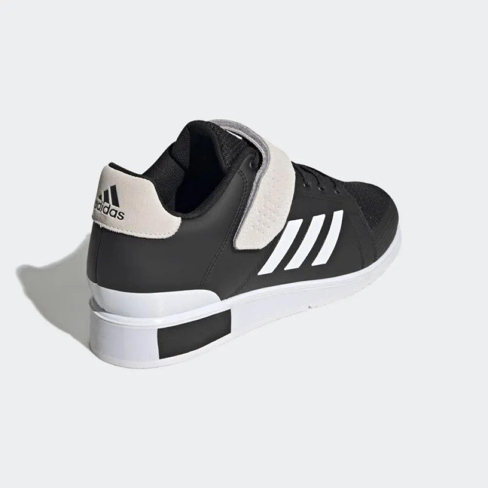 Adidas Power Perfect 3 Weightlifting Boots - Black/White