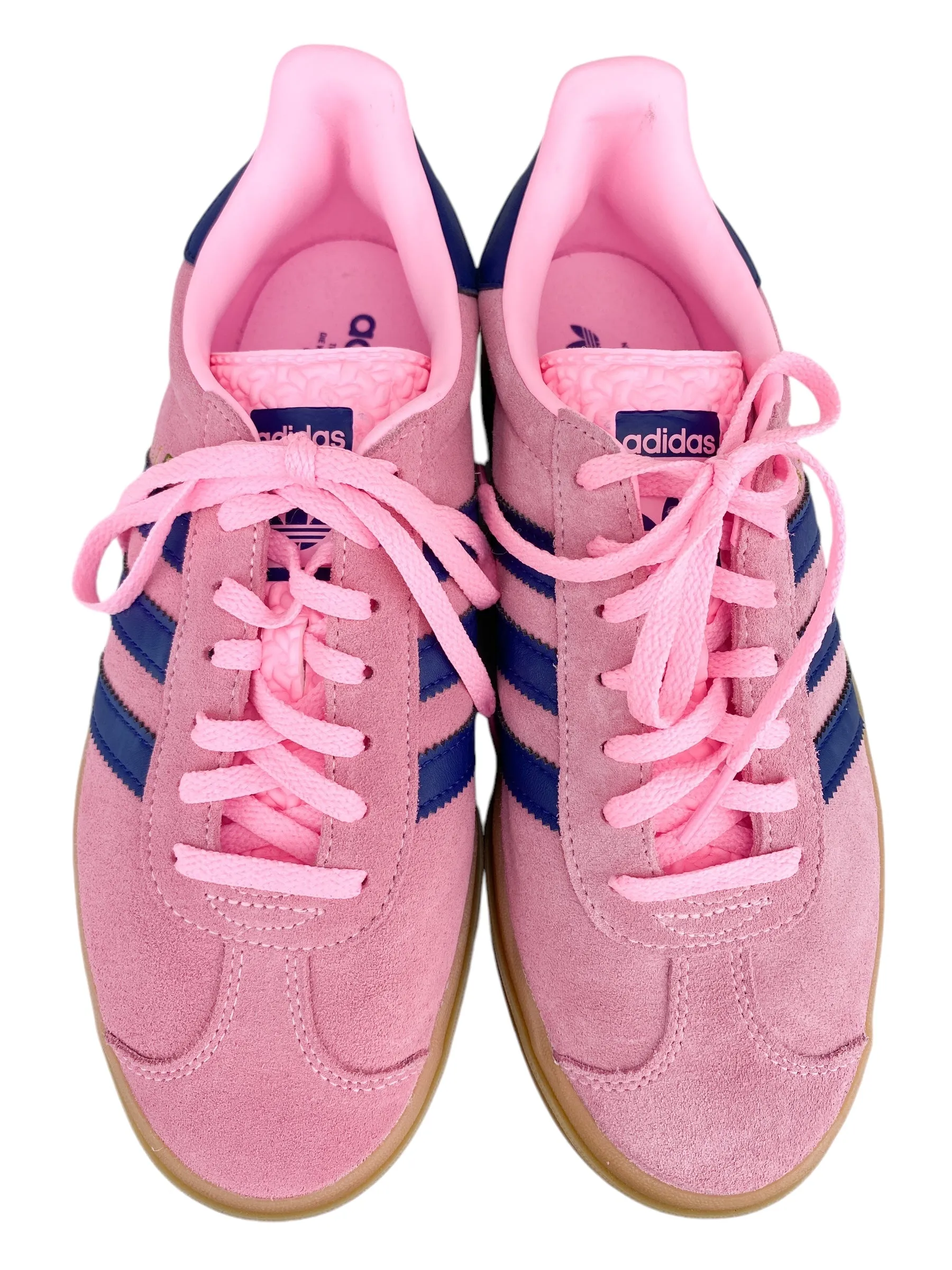 Adidas Women's Gazelle Bold Sneakers Pink Glow Vctry Size 9 (fits like 9.5)