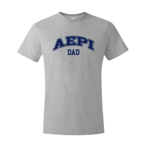 AEPi Heather Gray Dad Tee