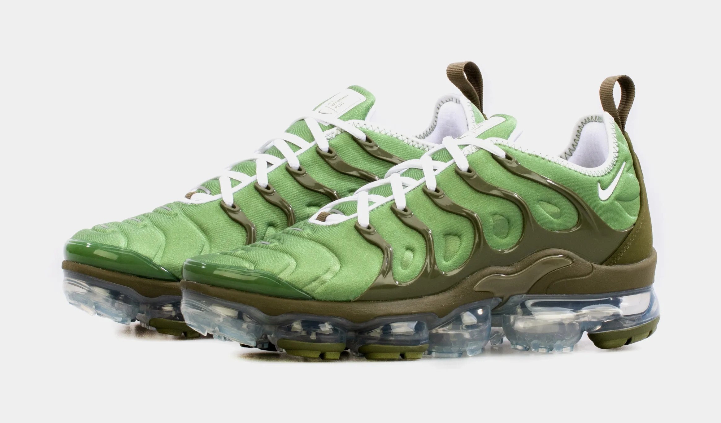 Air VaporMax Plus Olive Mens Running Shoes (Green)