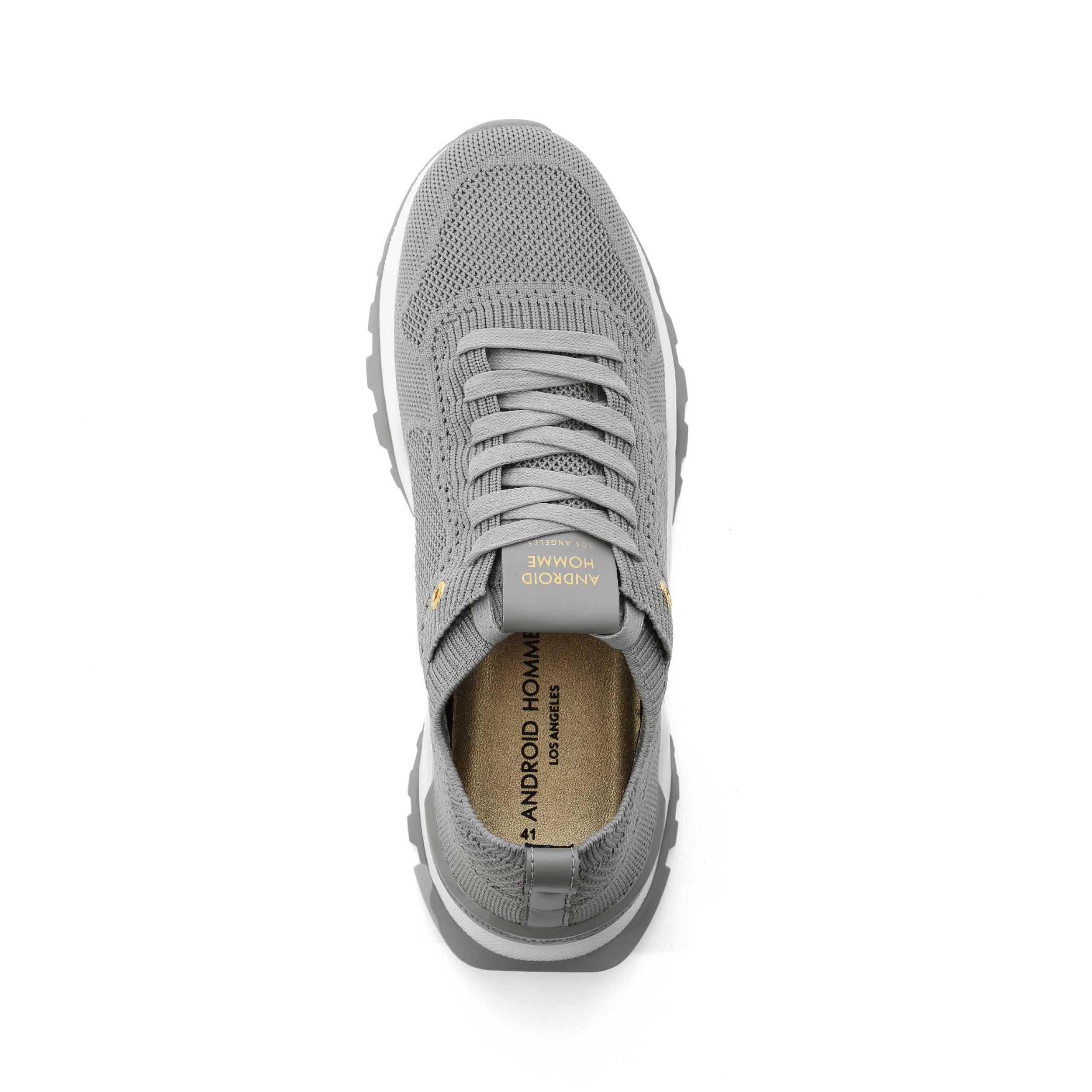 Android Homme Leo Carrillo Trainer in Grey Knit