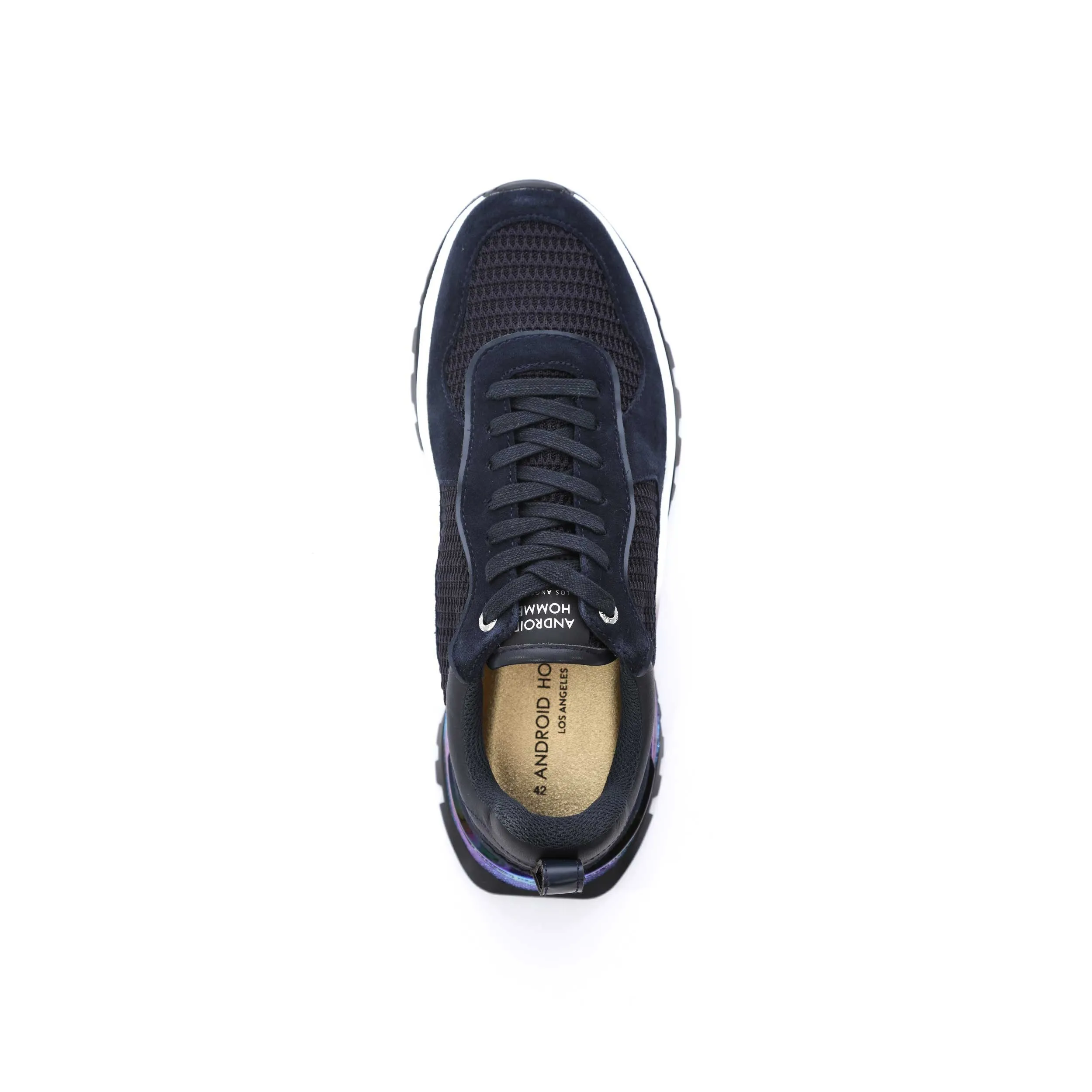 Android Homme Leo Carrillo Trainer in Navy Iridescent