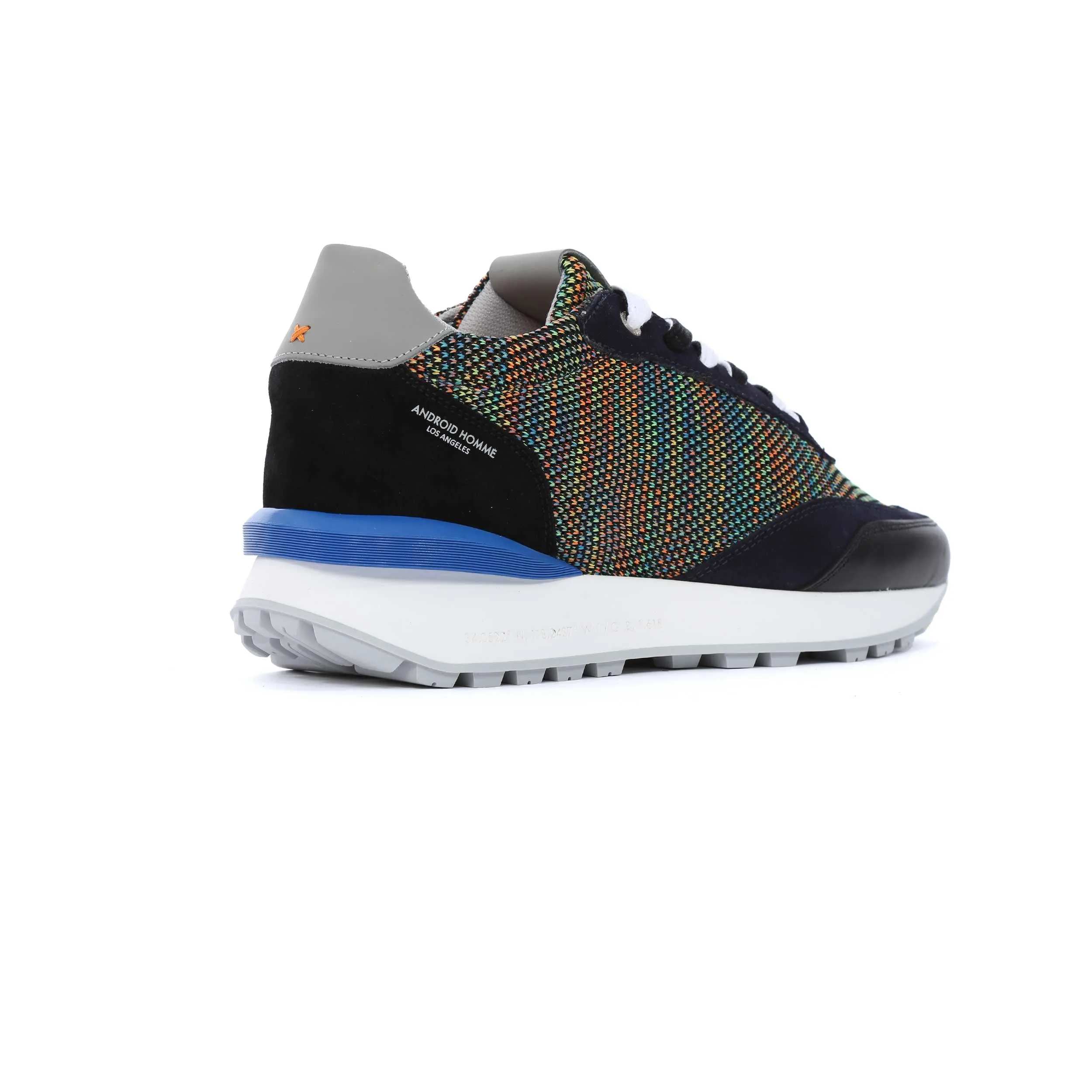 Android Homme Marina Del Ray Trainer in Navy Multi Knit