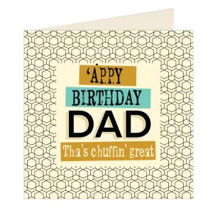 'Appy Birthday Dad Yorkshire Card (YQ12)