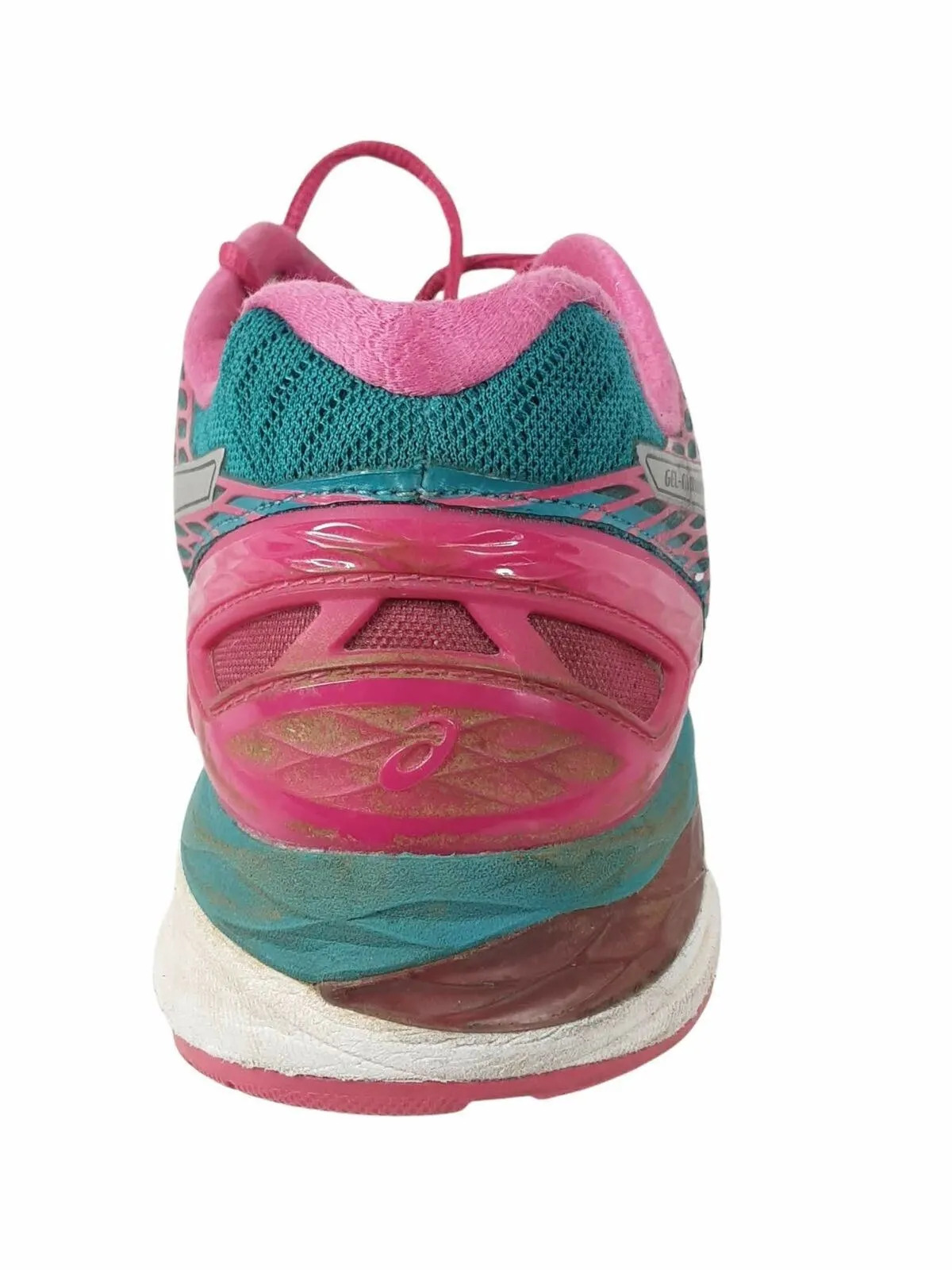 Asics Gel-Nimbus 18 Blue Pink Running Shoes Women's (Size: 10.5) T650N