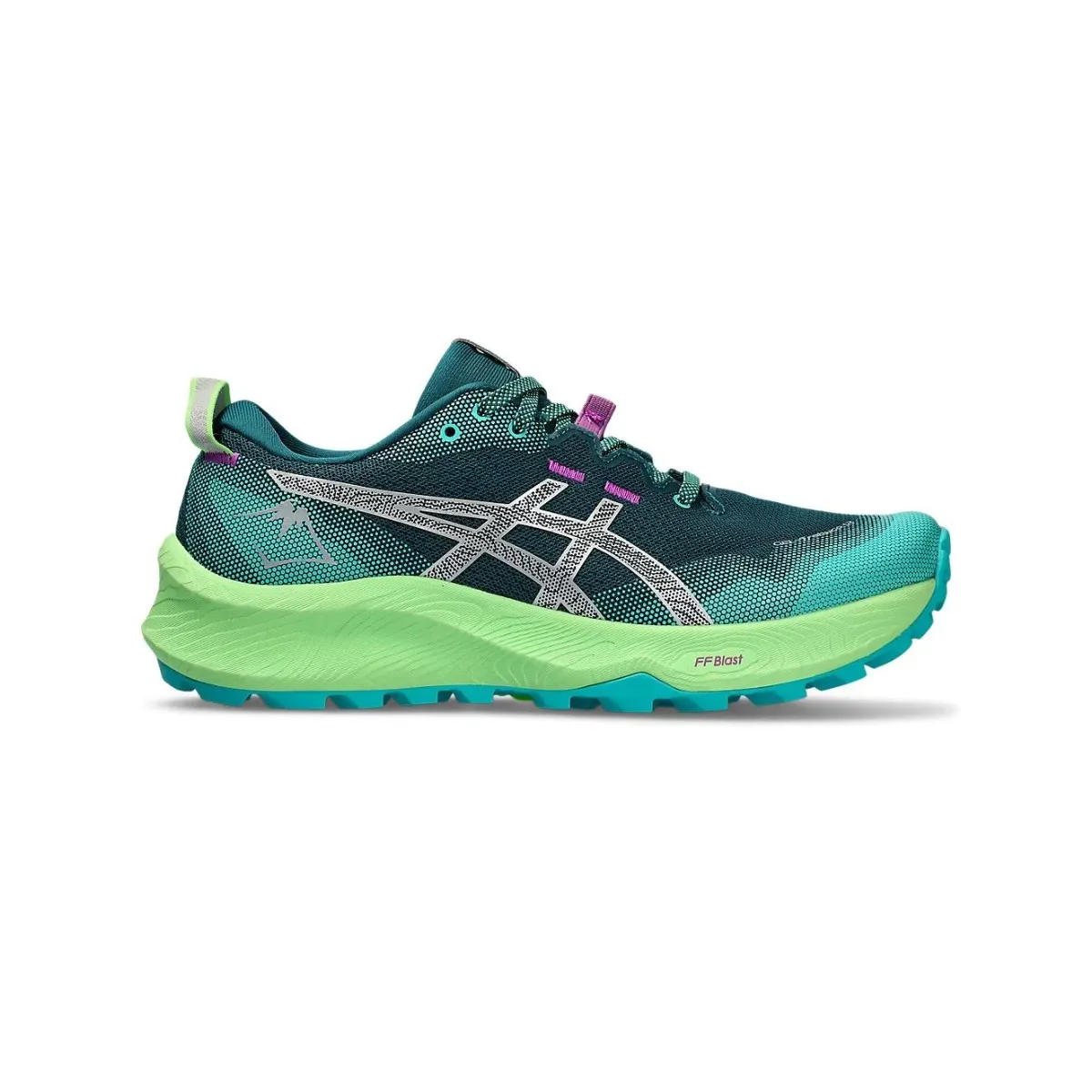 Asics Gel Trabuco 12 Green Turquoise Shoes SS24 Women