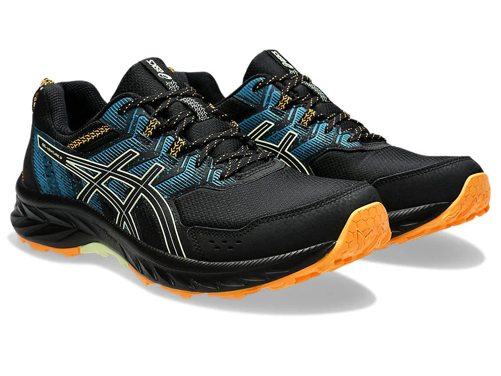 ASICS MEN'S GEL VENTURE 9 BLACK/MINT RUNNING SHOES