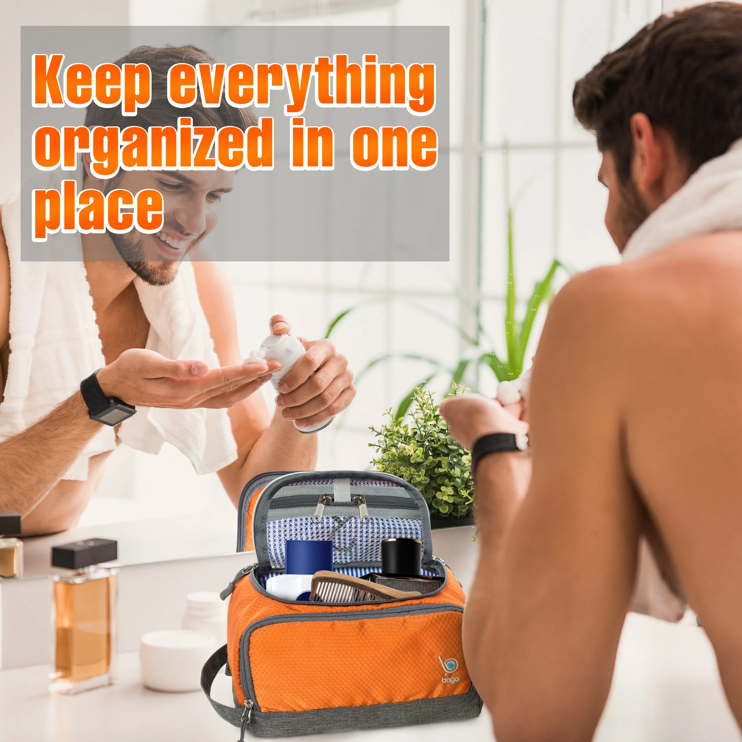 Bago Dopp Kit For Men - Shaving Kit Bags for Men