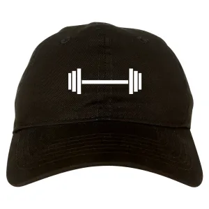 Barbell Workout Gym Mens Dad Hat Baseball Cap