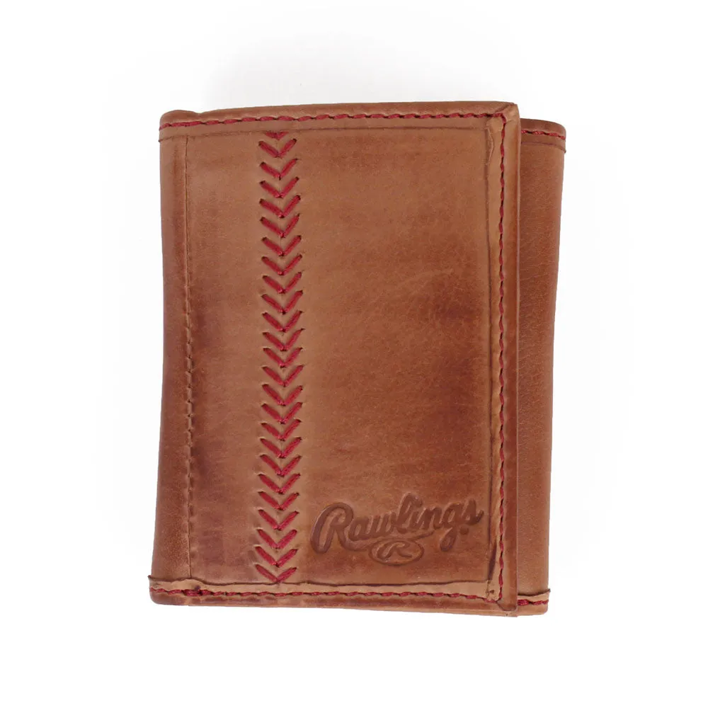 Baseball Stitch Trifold Wallet