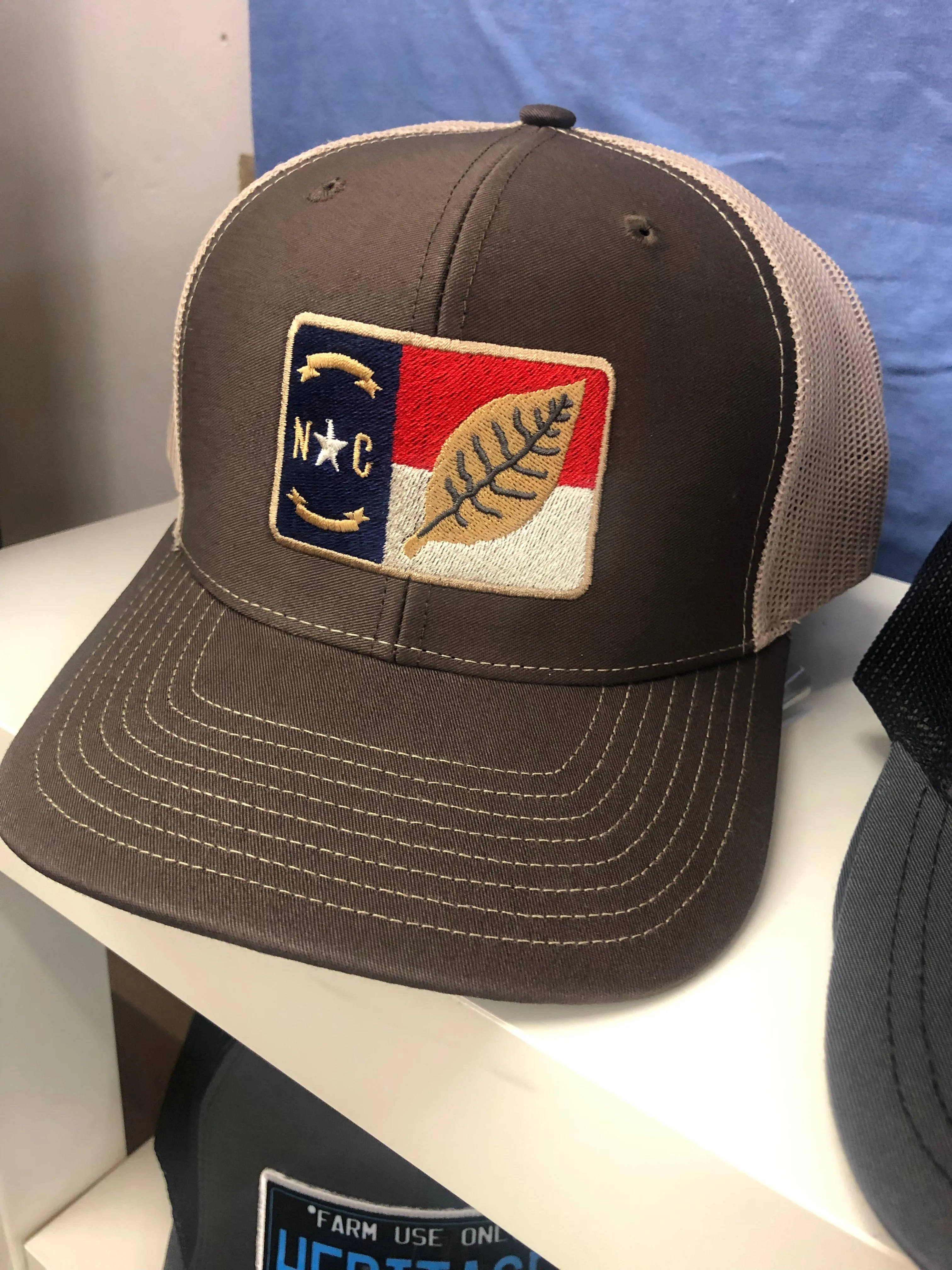Bella Cotton NC Tobacco Flag Hat