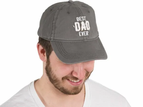 Best Dad Dark Gray Adjustable Hat