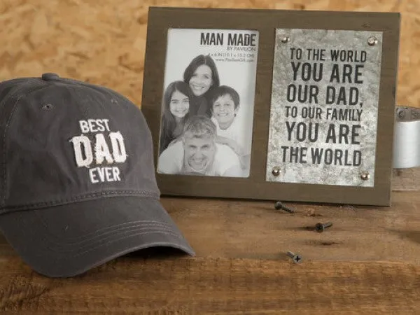 Best Dad Dark Gray Adjustable Hat