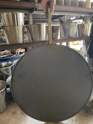 Big Hot Plate with Post & Sleeve/Bracket