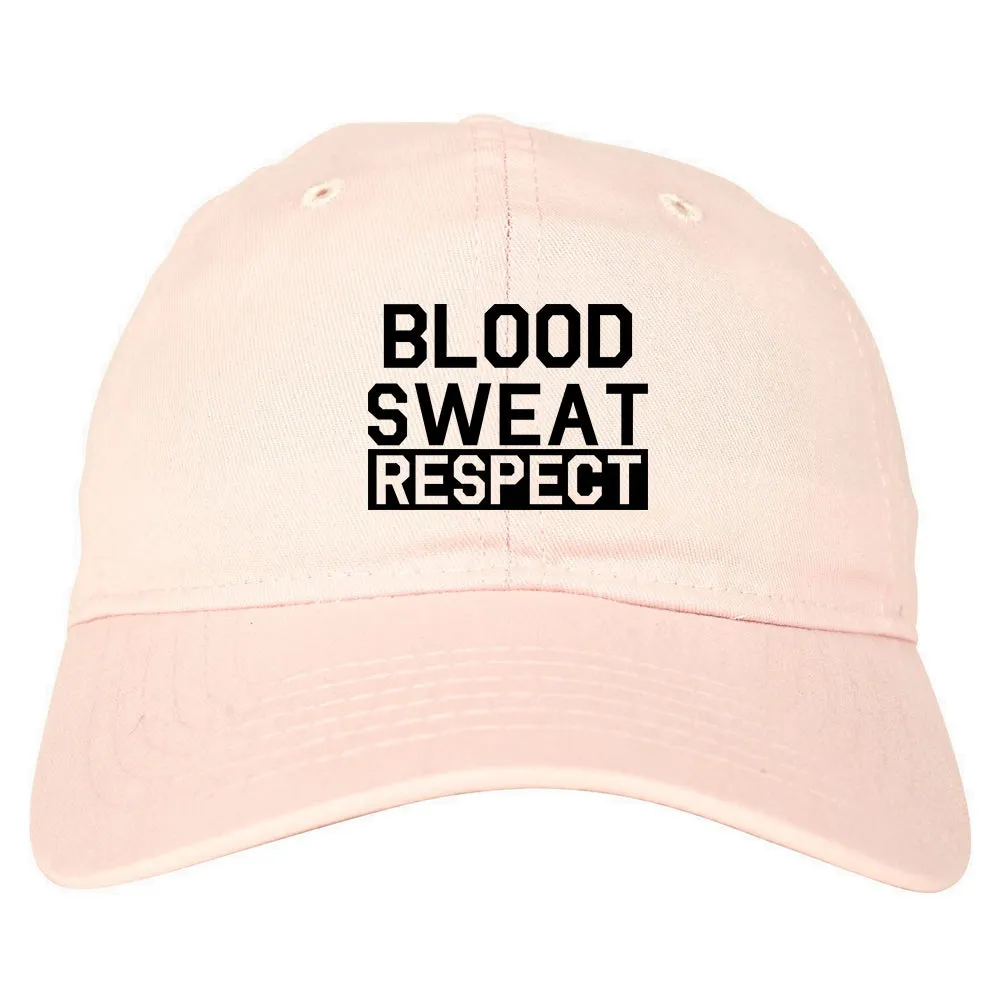 Blood Sweat Respect Gym Workout Mens Dad Hat