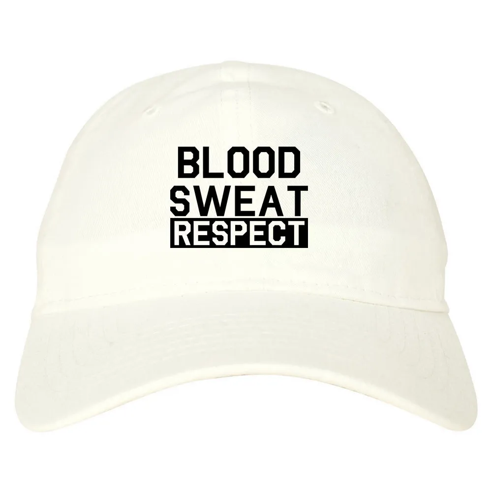 Blood Sweat Respect Gym Workout Mens Dad Hat