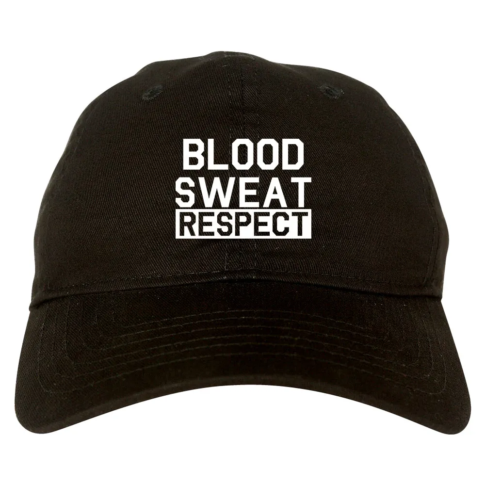 Blood Sweat Respect Gym Workout Mens Dad Hat