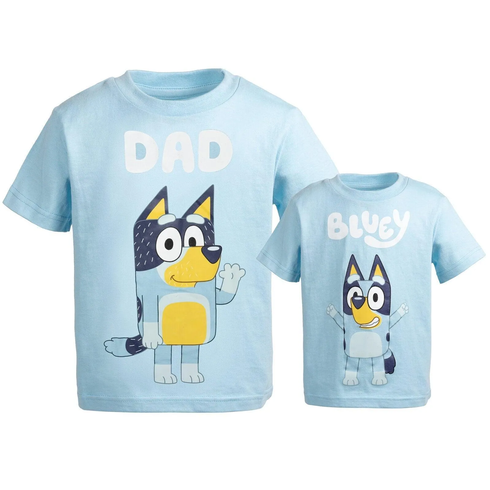 Bluey Bandit Dad Mens Matching Family T-Shirt Blue X-Large