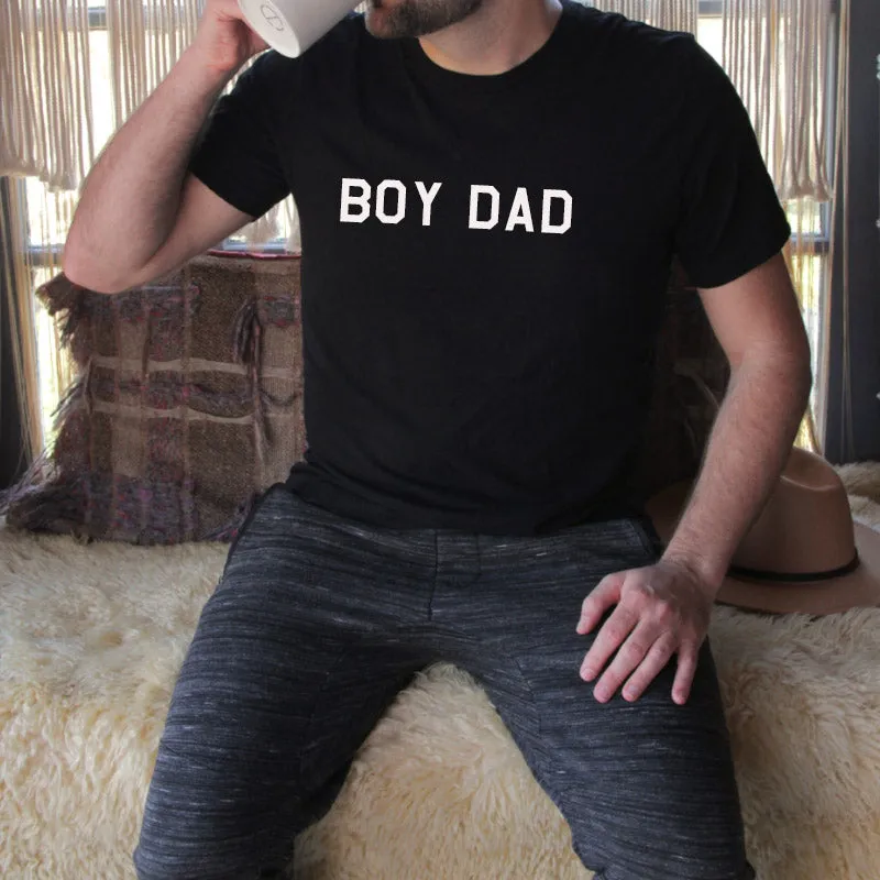 Boy Dad College T-Shirt