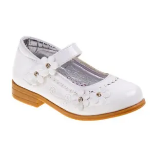 Bronwyn Girls White Mary Jane Dress Shoes