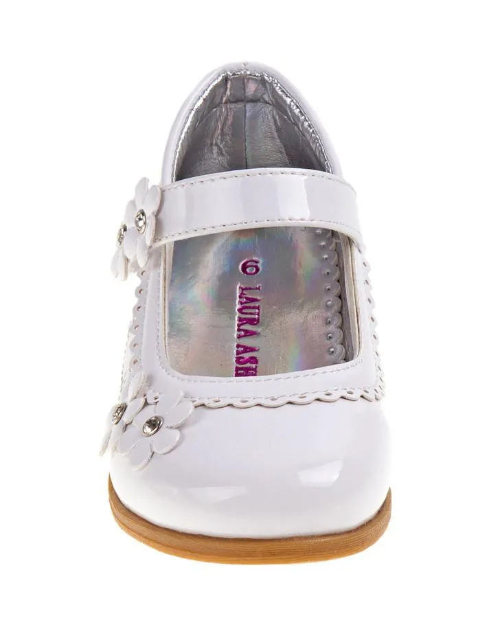 Bronwyn Girls White Mary Jane Dress Shoes