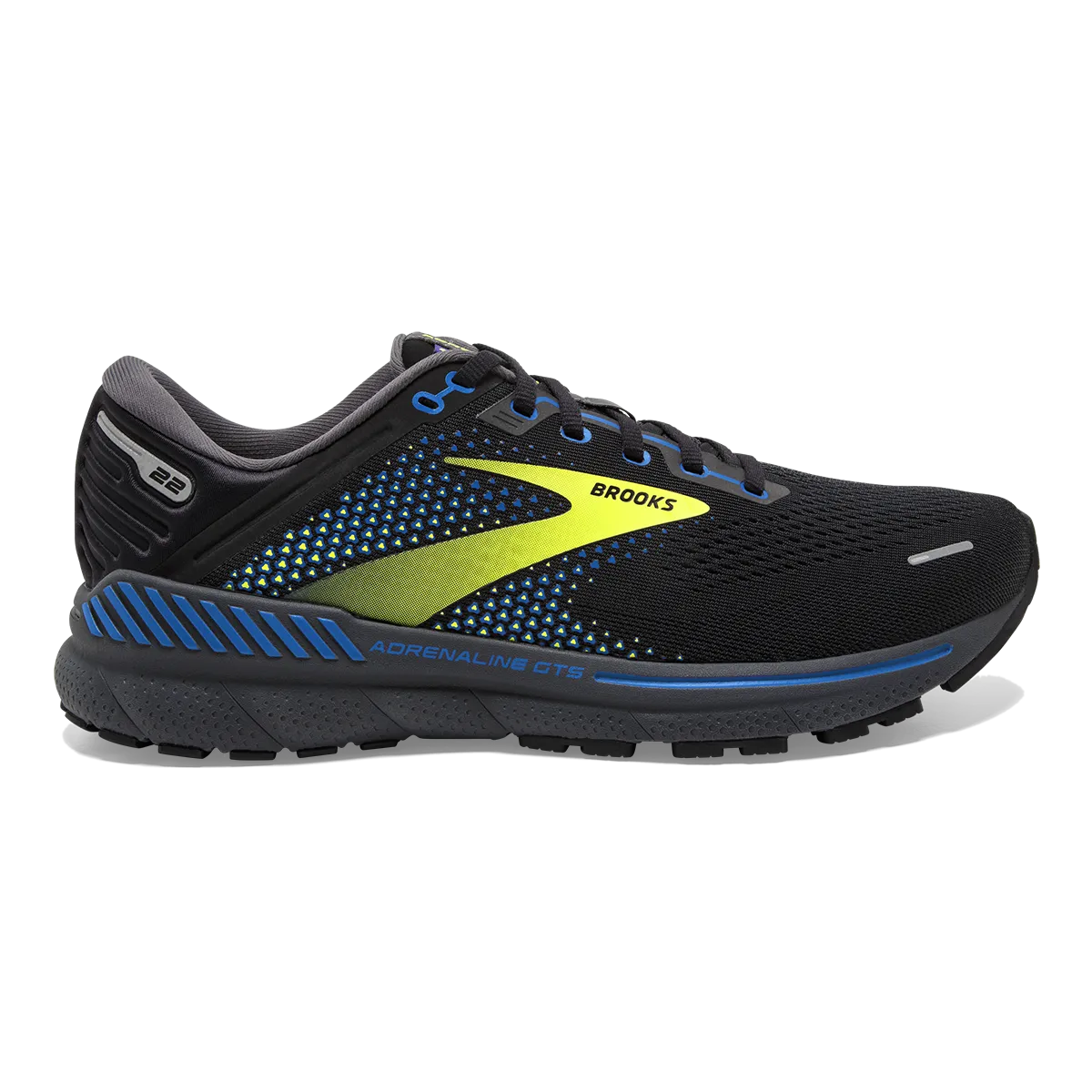 Brooks Adrenaline GTS 22 - Black - Blue - Nightlife