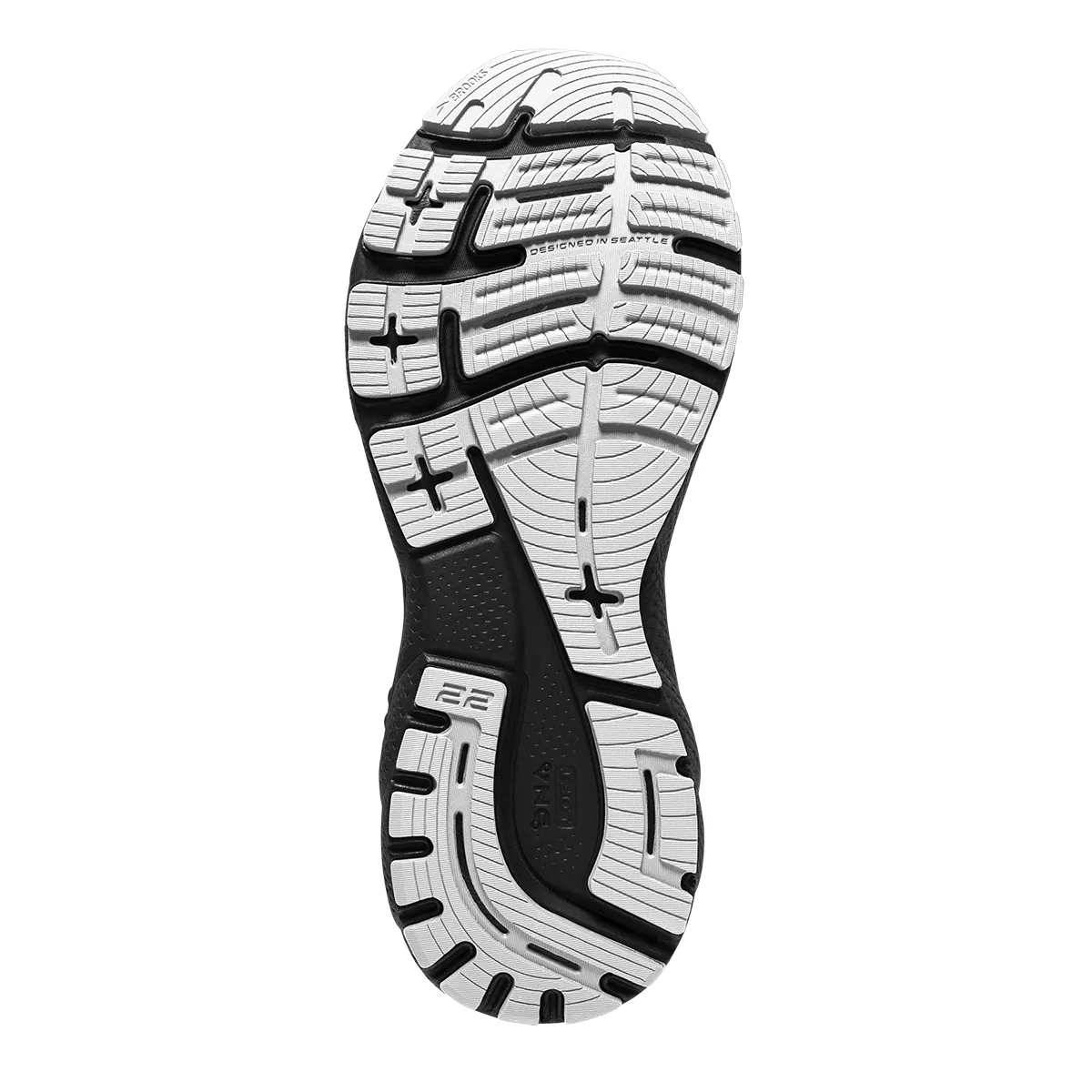 Brooks Adrenaline GTS 22 - White - Grey - Black