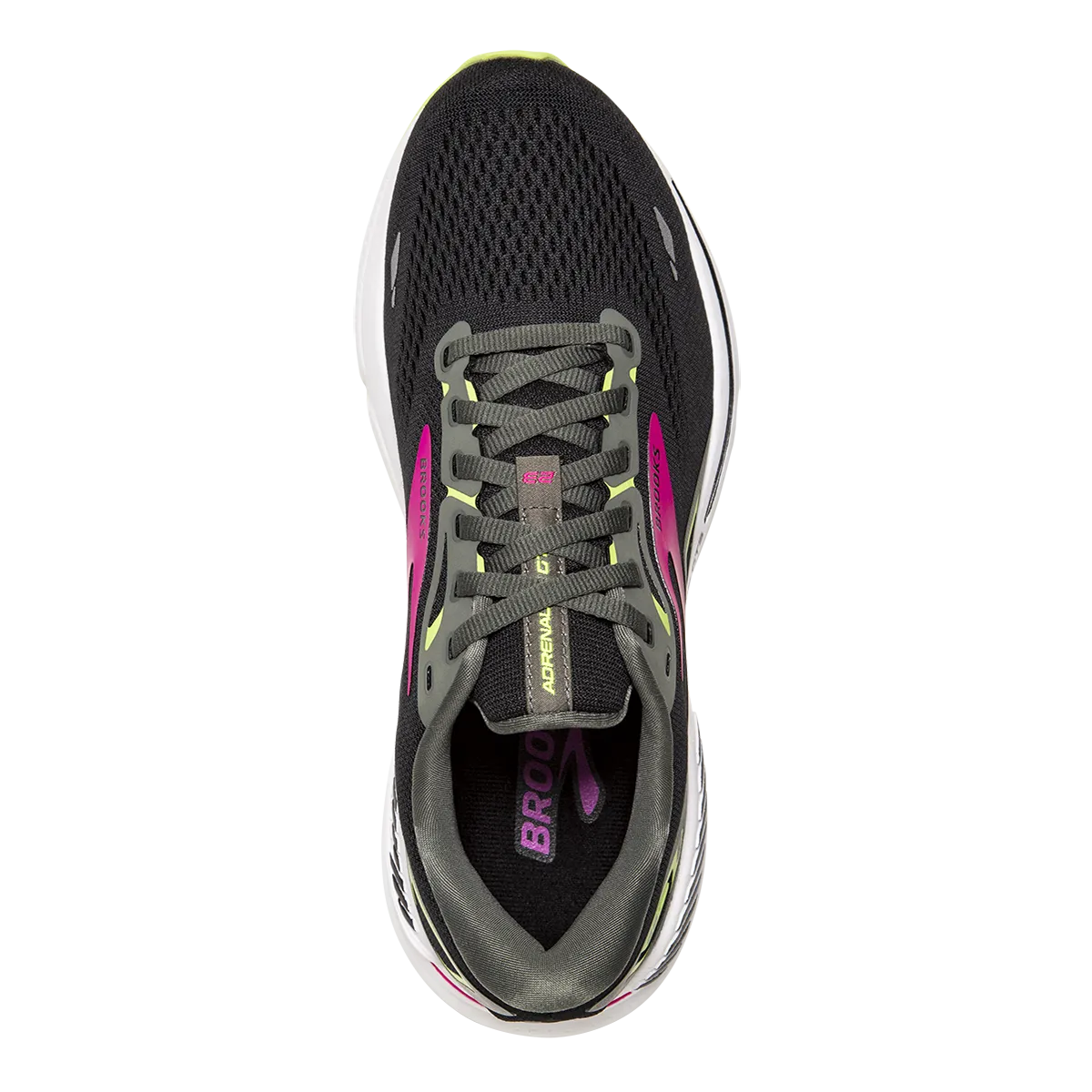 Brooks Adrenaline GTS 23 - Black - Gunmetal - Sharp Green