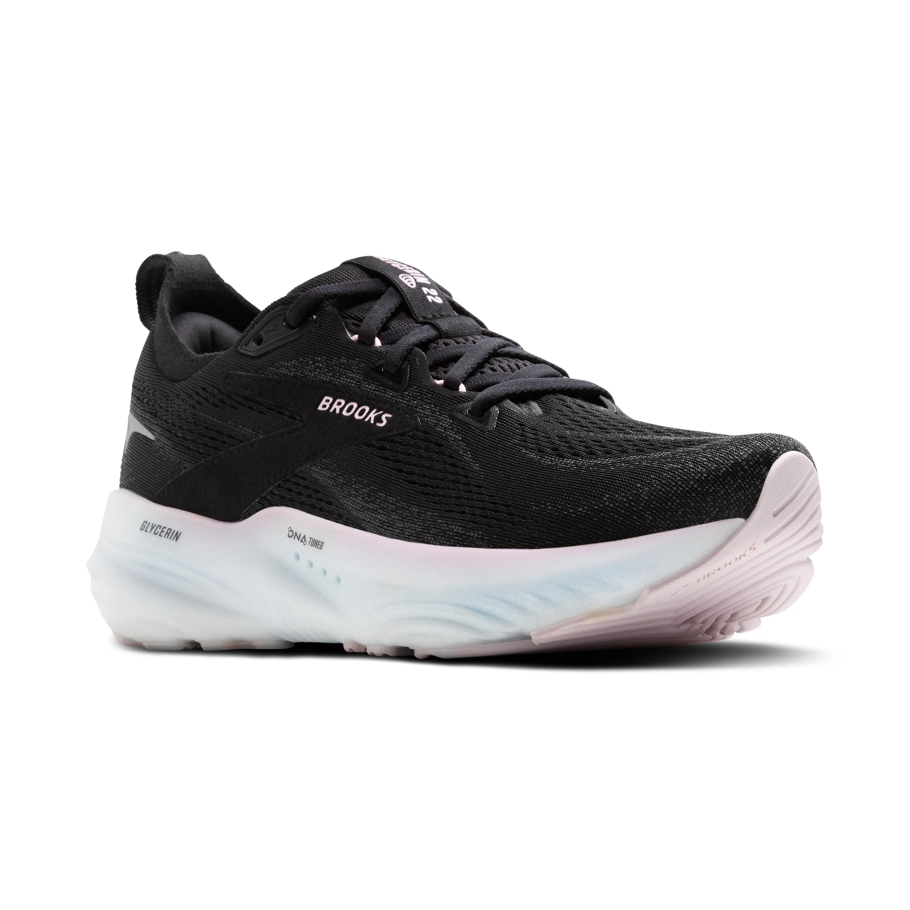 Brooks | Glycerin 22 | Women's | Black/Orchid Ice/White