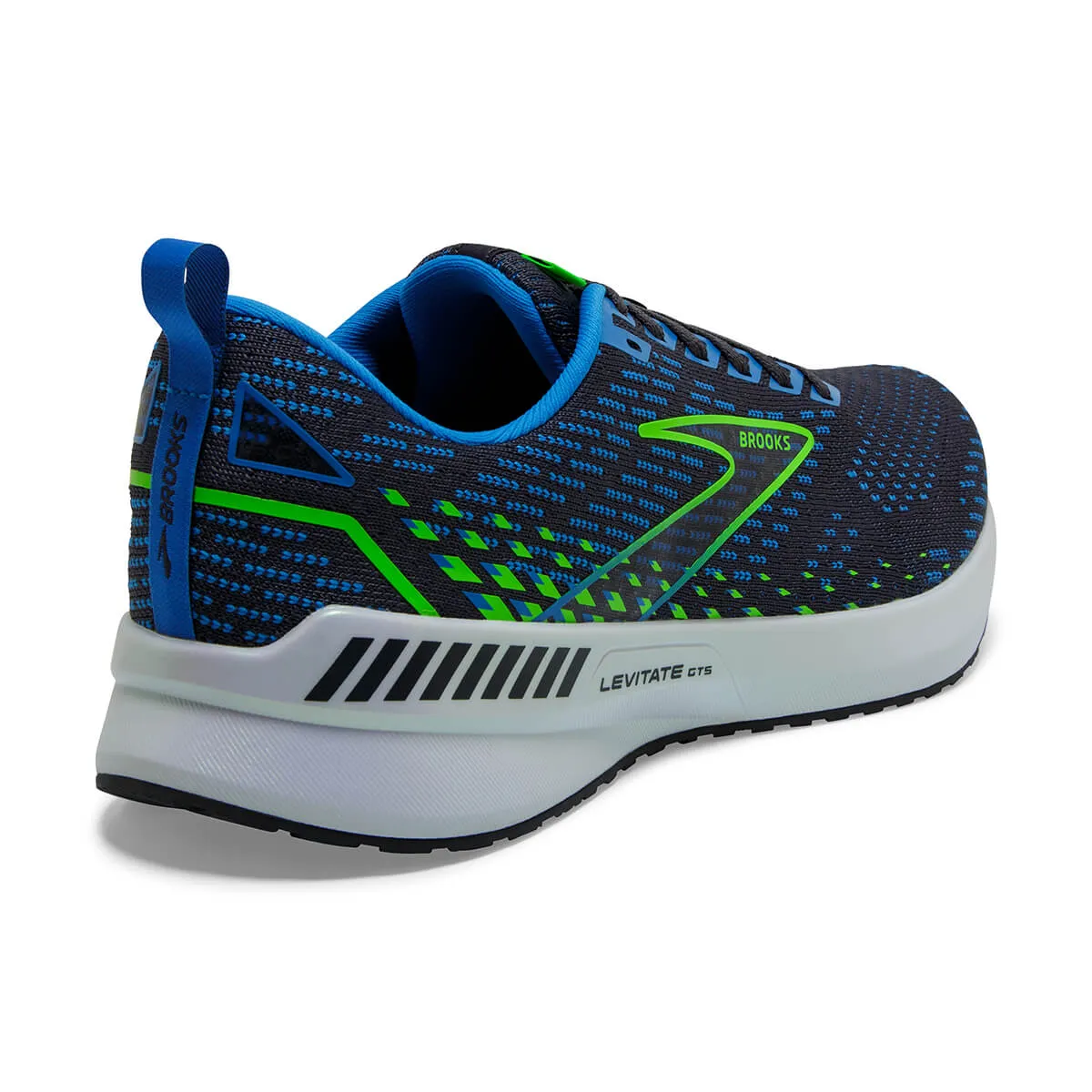 Brooks Levitate GTS 5 Mens | India Ink/blue/green Gecko