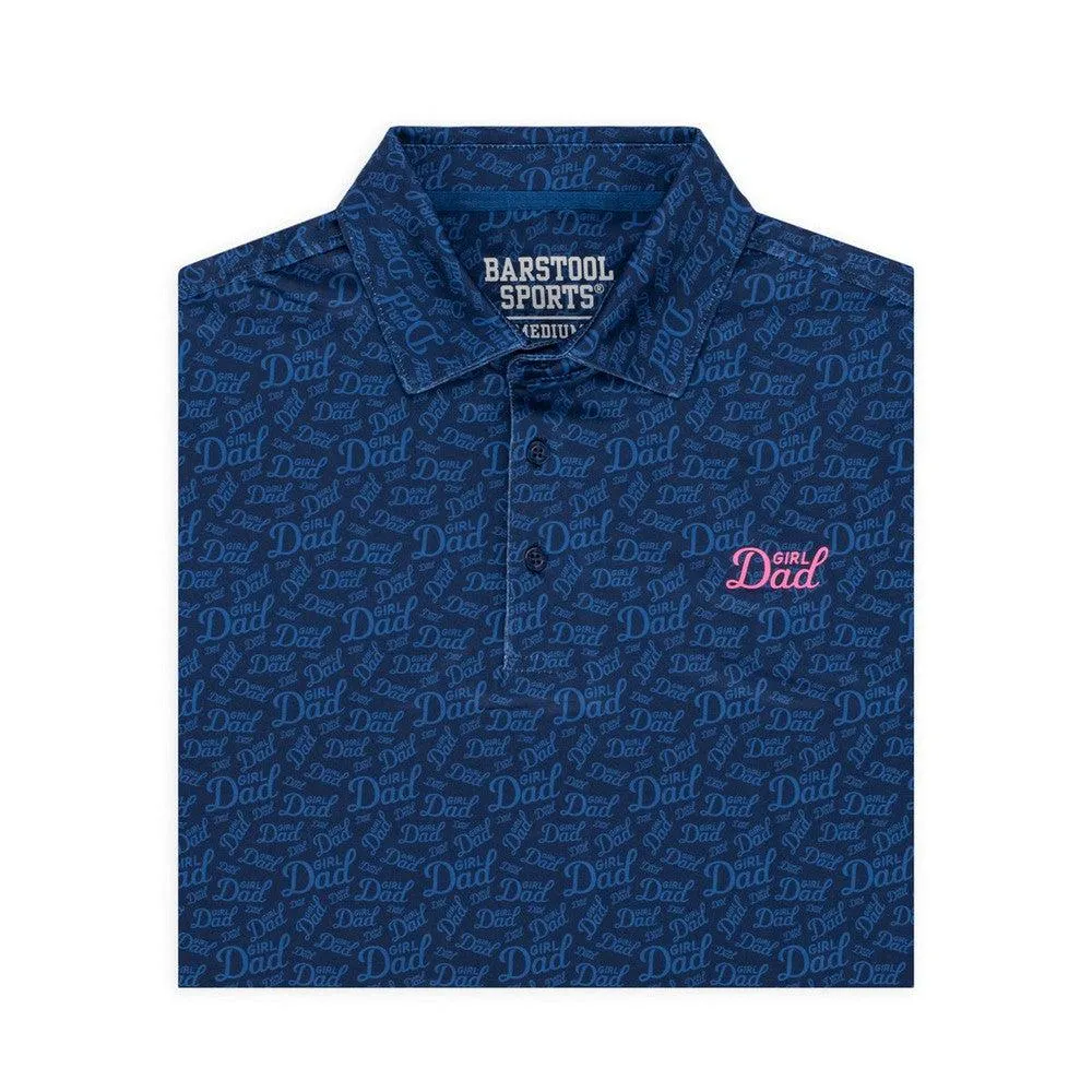 Bussin With The Boys Girl Dad Print Polo