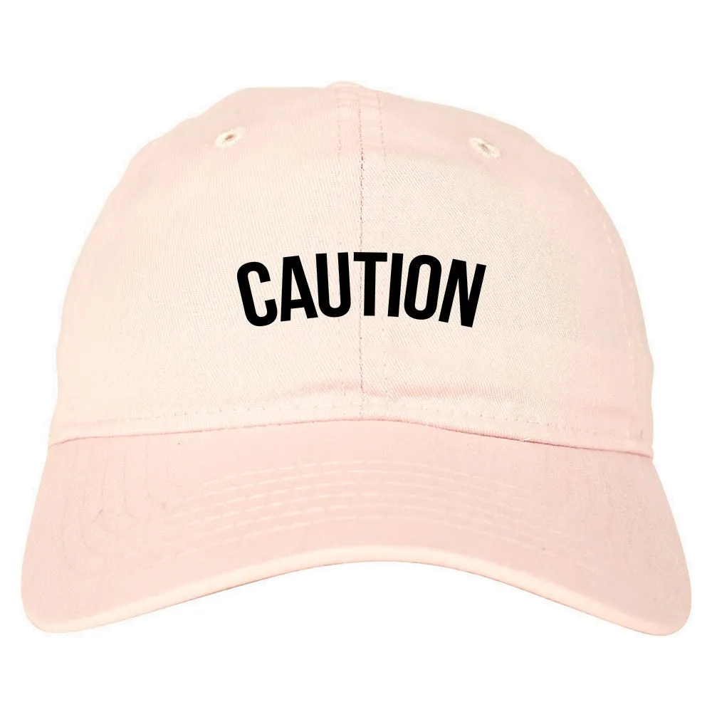 Caution Mens Dad Hat