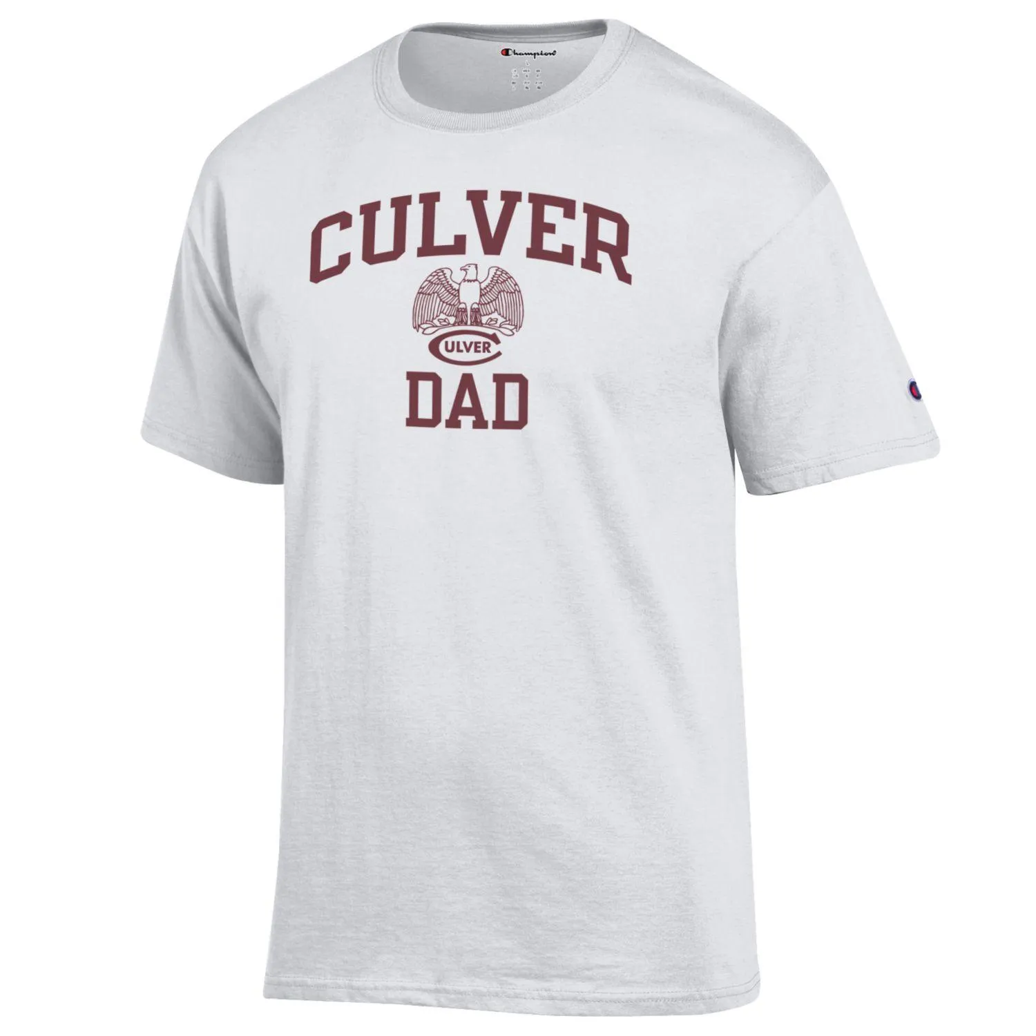 Champion Jersey Short Sleeve Tee- White- Dad