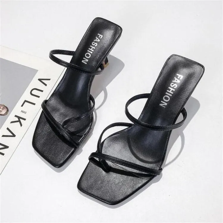 Chic Pin-Toe High Heel Sandals for Women