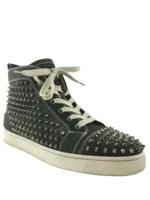 Christian Louboutin Men’s Louis Spikes Sneakers Size 8