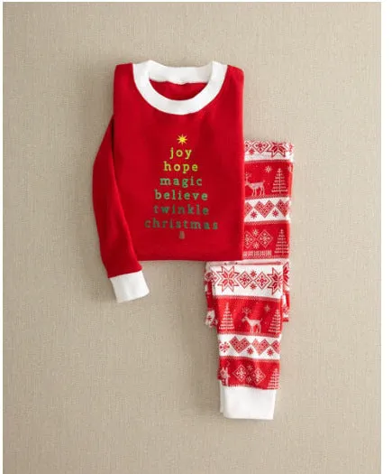 Christmas Pajamas Matching Family Pyjamas Women's  New Pajamas Parent-Child Wear