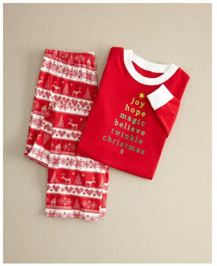 Christmas Pajamas Matching Family Pyjamas Women's  New Pajamas Parent-Child Wear