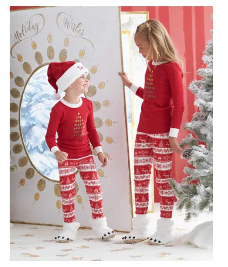 Christmas Pajamas Matching Family Pyjamas Women's  New Pajamas Parent-Child Wear