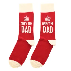 Civil Defence Obey The Dad Men's Socks