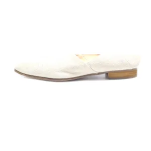 Clarks Slip Ons Fabric Beige Colour For Women